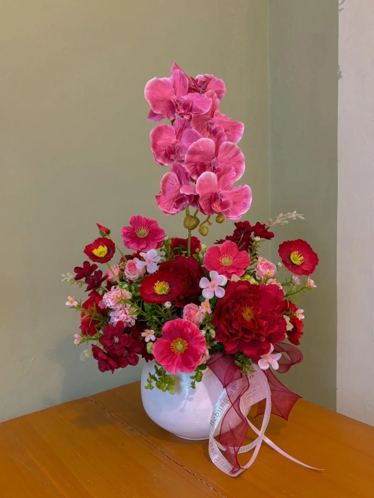 Artificial Orchid Gift