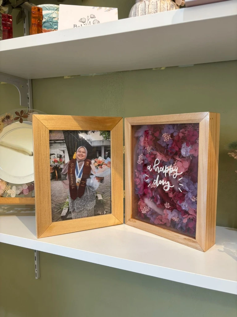 Flower Book Frame