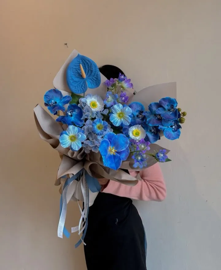 Azure Artificial Bouquet