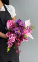 Posy Orchid Wedding Artificial Bouquet
